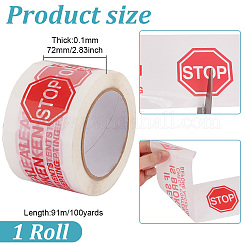 Opp Stop-Warn-Verpackungsbandrollen&nbsp;AJEW-WH0060-26