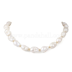 Натуральные барочные жемчужные ожерелья из бисера кеши для женщин&nbsp;NJEW-JN05870