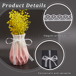 Ruban de dentelle de fleur de polyester&nbsp;OCOR-WH20012-30A