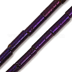 Hebras de cuentas de roca de lava natural galvanizada&nbsp;G-K388-03A-10