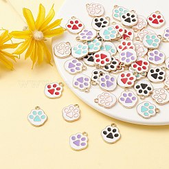 50pcs 5 pendentifs en alliage de couleurs&nbsp;ENAM-CJ0004-27