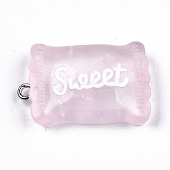 Прозрачные смоляные подвески&nbsp;LS-X-RESI-S356-54A-05