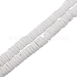 2 hebra de cuentas de concha blanca natural&nbsp;BSHE-TA0001-38