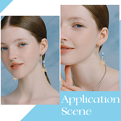 5 пара 925 крючка для сережек из стерлингового серебра&nbsp;STER-BBC0005-91