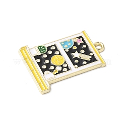 Pendentifs d'émail en alliage&nbsp;FIND-H047-03LG-01
