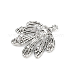 Подвески из латуни с прозрачным фианитом&nbsp;LS-KK-L238-30P