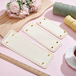 3 Stück Taschenboden aus Kunstleder&nbsp;DIY-WH0816-166B-G