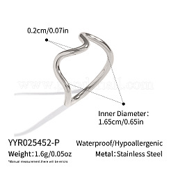 Кольца из нержавеющей стали Wave 304&nbsp;AE9159-2