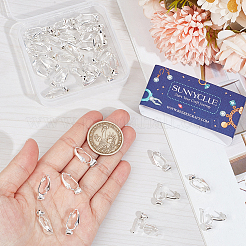 40 шт. латунные клипсы-конвертеры фурнитура&nbsp;KK-SC0004-70S