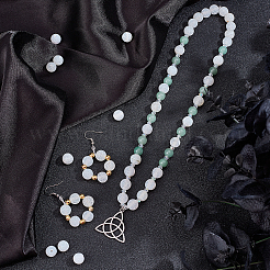 Бусины из натурального и окрашенного кракле-агата arricraf&nbsp;G-AR0003-41B-10mm