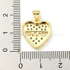Pendentifs en laiton avec zircon&nbsp;FIND-Z023-01A