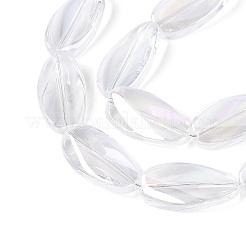 Гальванизируйте прозрачное стекло бисер нитей&nbsp;EGLA-N055-02