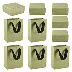 3 boîte de présentation carrée en papier pour bijoux&nbsp;CON-TA0001-39E-01