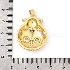 Латунные микро проложить кубического циркония подвески&nbsp;KK-I359-12G