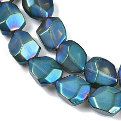 Стеклянные бусины с гальваническим покрытием &nbsp;EGLA-C009-01A-FR06