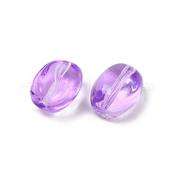 Perles en verre transparentes&nbsp;DGLA-E004-15K