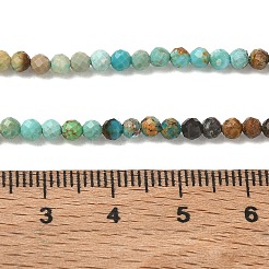 Stränge aus natürlichen Hubei-Türkisperlen mit Farbverlauf&nbsp;GG-CBA2E9C-A05-3mm