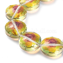 Гальванизируйте прозрачное стекло бисер нитей&nbsp;EGLA-M032-01A-HR01