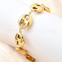 Браслеты из нержавеющей стали 304 для женщин&nbsp;BJEW-P354-05G