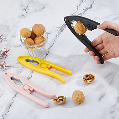 3 шт. орехокол из АБС-пластика и сплава для всех видов орехов&nbsp;AJEW-WH0314-861