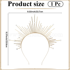 Bandes de cheveux halo en alliage vierge&nbsp;OHAR-WH20011-08G