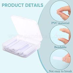 Воротник из ПВХ для рубашки священнослужителя&nbsp;AJEW-CN0005-17A