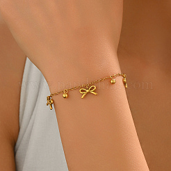 Bettelarmband aus 304 Edelstahl für Damen&nbsp;KN8980