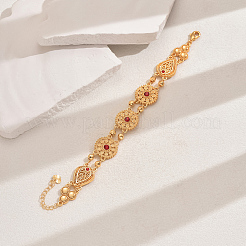 Legierung Micro Pave Zirkonia Gliederarmbänder für Damen&nbsp;LS-IZ2584-3