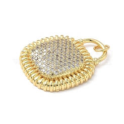 Латунные микро проложить кубического циркония подвески&nbsp;KK-L239-001G