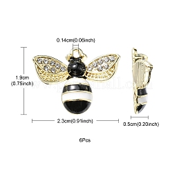 Подвески из эмали из сплава с покрытием 6 шт.&nbsp;ENAM-YW0002-56A