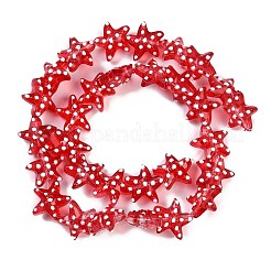 Бусы лэмпворк ручной работы&nbsp;LAMP-I027-09F