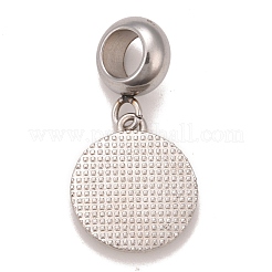 304 нержавеющая сталь хрустальные стразы европейские подвески-шармы&nbsp;STAS-F278-13P