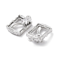 Estante de placas micro latón allanan colgantes de circonio cúbico&nbsp;KK-K333-90P