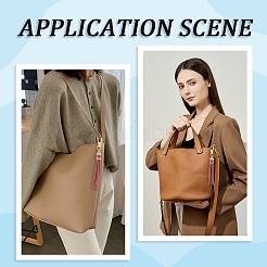 12 шт. подвесные украшения с кисточками из искусственной кожи&nbsp;HJEW-CL0001-05B