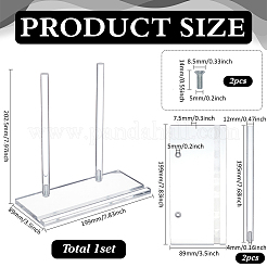 Acryl-Displayständer für CDs&nbsp;ODIS-WH0030-195