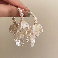 Серьги-кольца из сплава «Петалин»&nbsp;FS-WG7841D-01