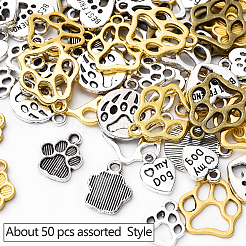 50шт 10 стиля подвески из сплава&nbsp;FIND-YW0006-65