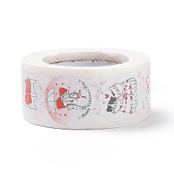 Круглые бумажные наклейки на день святого валентина&nbsp;LS-DIY-I107-04