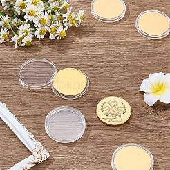 14 шт. железные пустые памятные монеты&nbsp;AJEW-WR0002-91