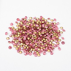 Strass de grade A de dos en plaqué de diamand en verre&nbsp;RGLA-SS16-024
