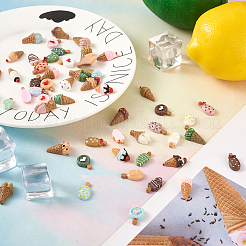 Кабошоны из непрозрачной смолы в 54 стилях&nbsp;CRES-SW0001-01