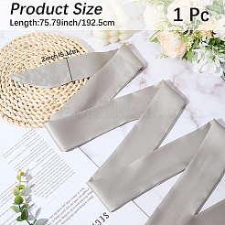 Длинный полиэстеровый шелковый шарф для женщин и девочек&nbsp;AJEW-WH20022-48D