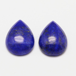 Cabujones de lapislázuli natural de lágrima teñida, 18x13x6mm