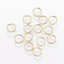 304 anelli di salto in acciaio inox, anelli di salto aperti, oro, 20 gauge, 5x0.8mm, diametro interno: 3.3mm