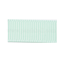 Hochdichte Polyester-Ripsbänder, Aquamarin, 3/8 Zoll (9.5 mm), ca. 100 Yards / Rolle