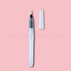 Bolígrafos para colorear con agua, pinceles, para lápiz de color soluble en agua, blanco, 12x1.3 cm, puntas de pincel pequeñas: 12x1.5 mm