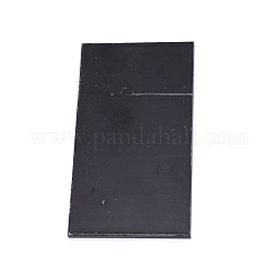 Panneau acrylique, rectangle, noir, 89.5x49.5x3mm