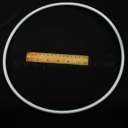 PP-Kunststoffreifen, Makramee-Ring, für Kunsthandwerk und gewebtes Netz / Netz mit Federbedarf, Runde, weiß, 300x7 mm