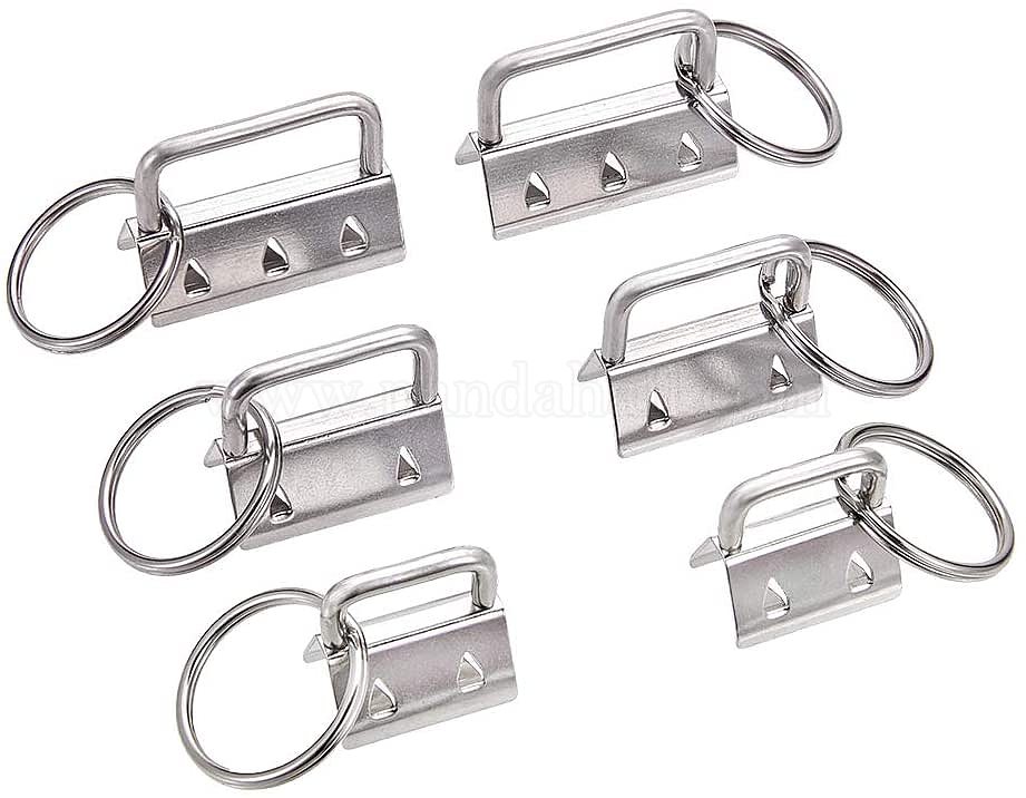 Shop PandaHall 45pcs 3 Size Key Fob Hardware Key Chain Fob Wristlet