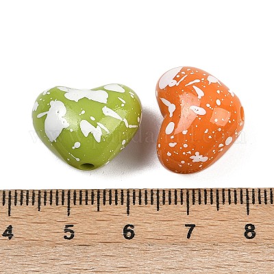 Непрозрачные акриловые бусины&nbsp;OACR-A040-04B-1